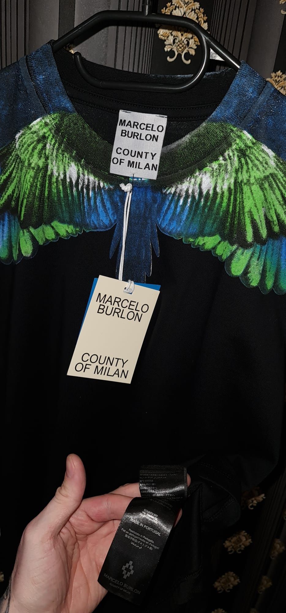 Tricou Marcelo burlon material Premium