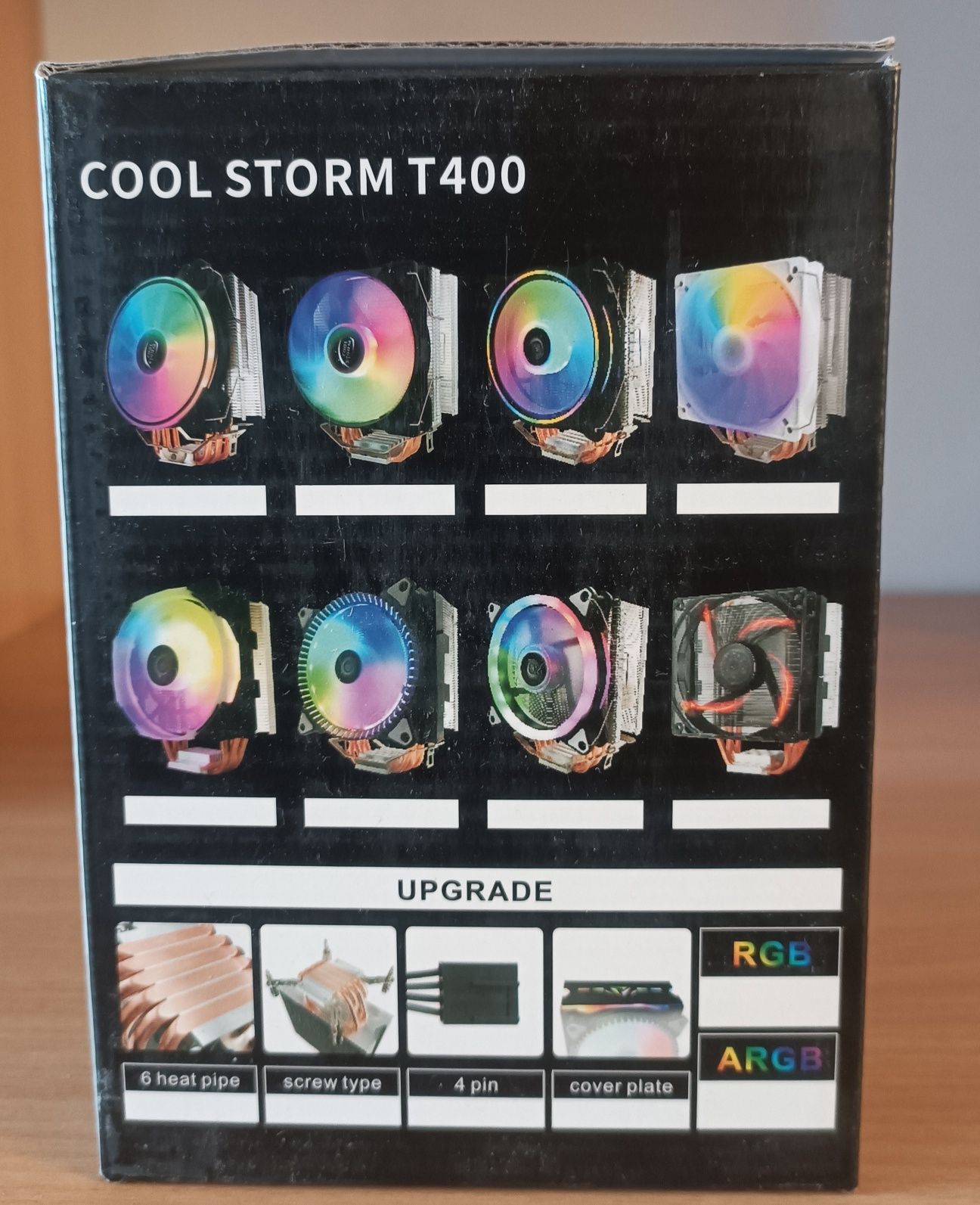 Кулер Cool Storm T400 RGB подсветка (4 медные трубки)