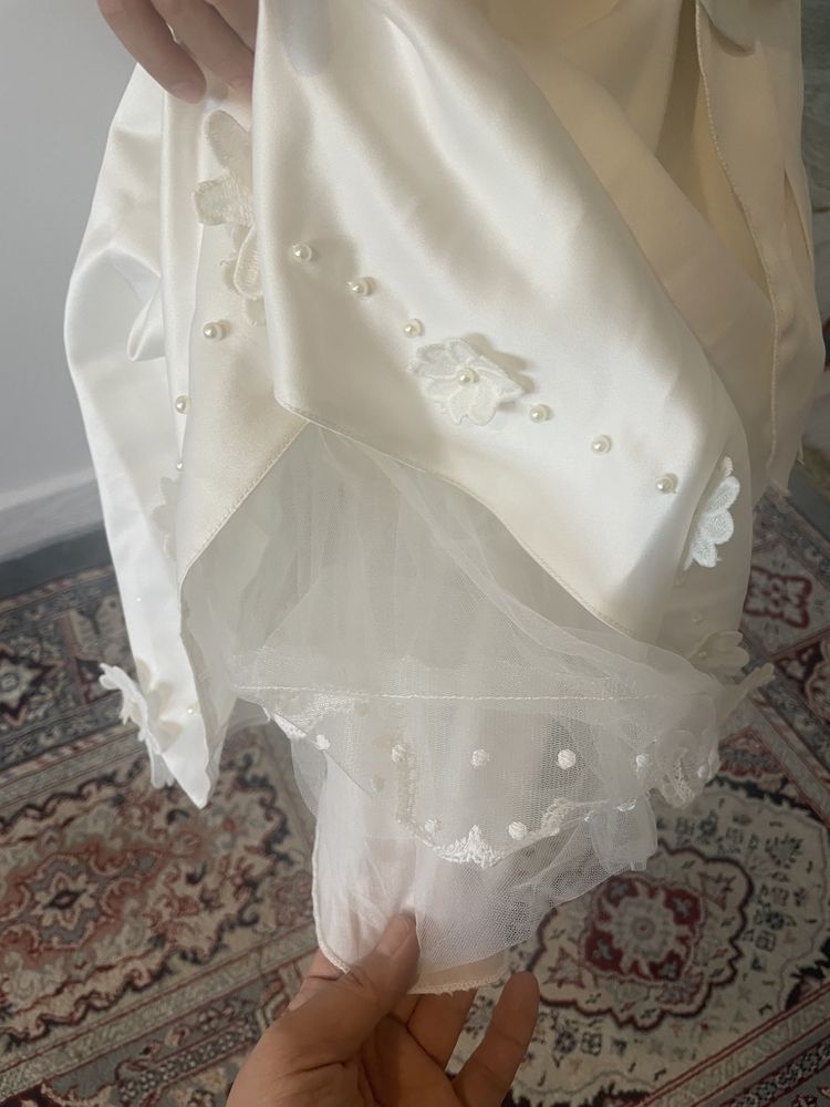 Белое Платье для девочек 5-8 лет