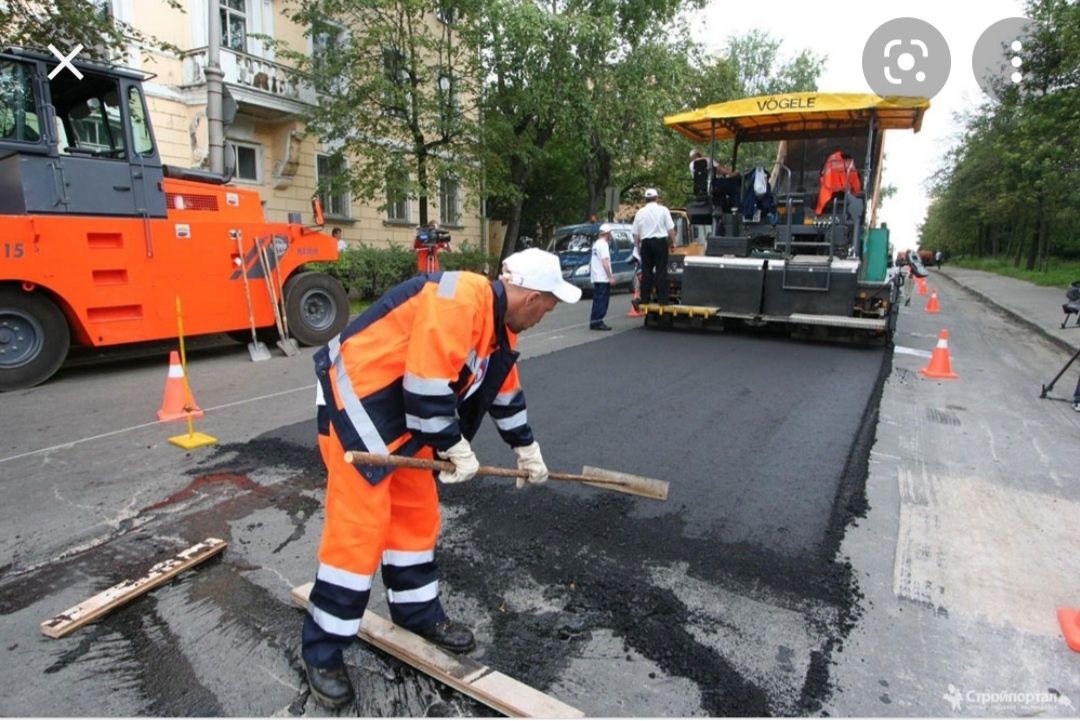 Асфальтирование дороги