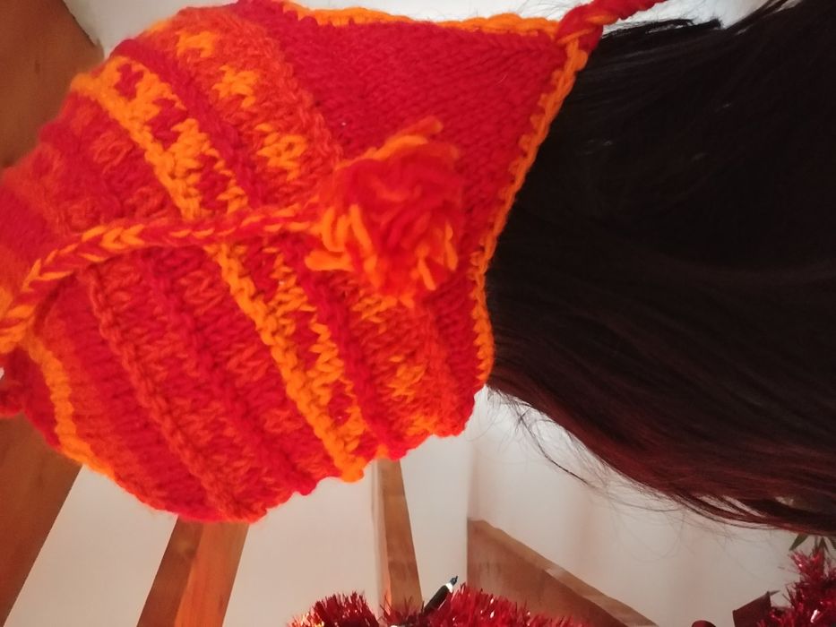 Caciula 100%lana-Nepal-Transport inclus