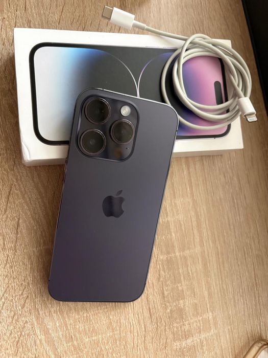 Iphone 14 pro, 128gb, deep purpe