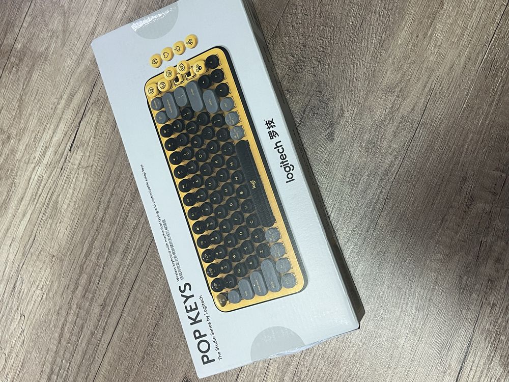 Клавиатура Logitech POP Keys желтый