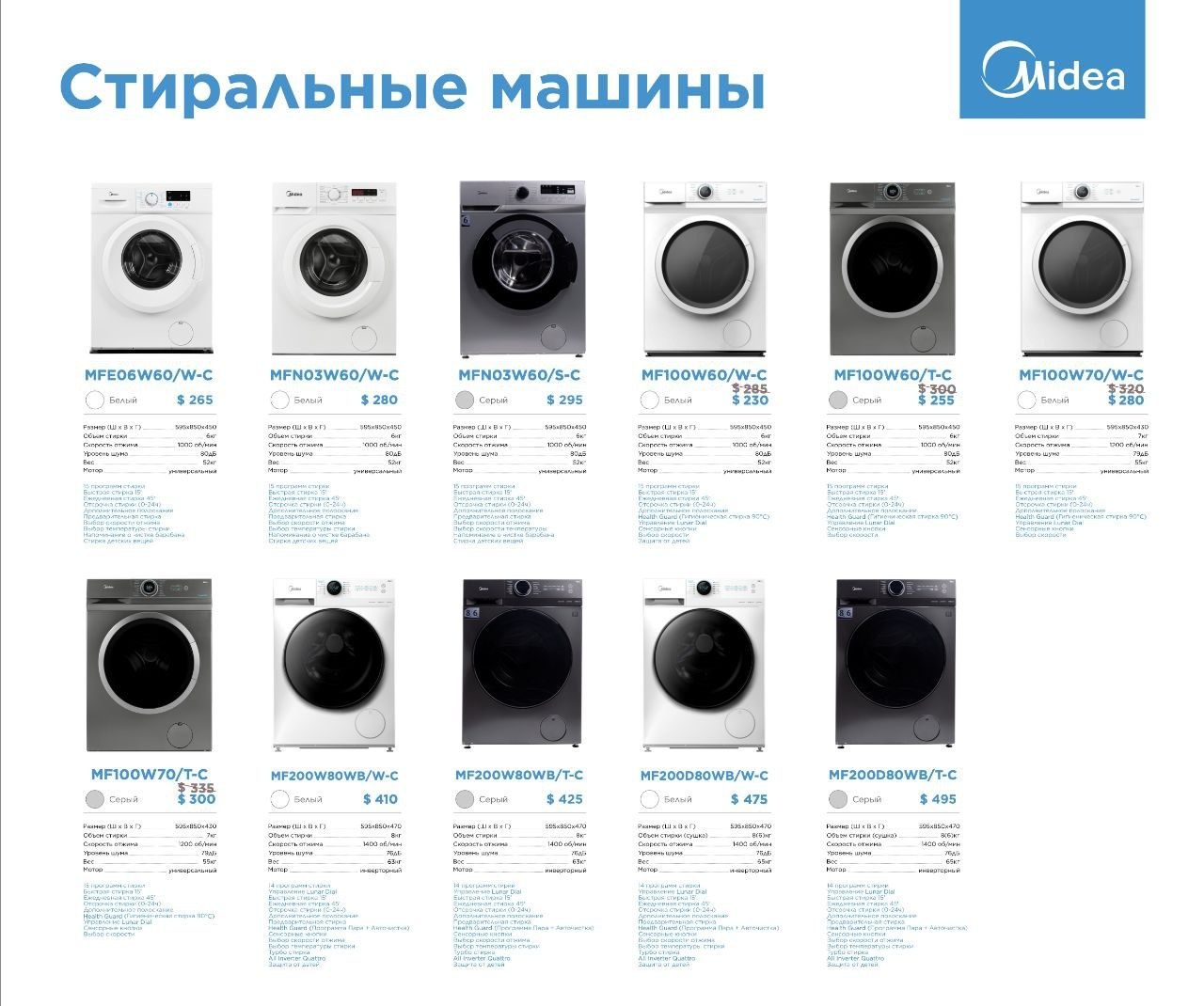 Стиральная машина Midea