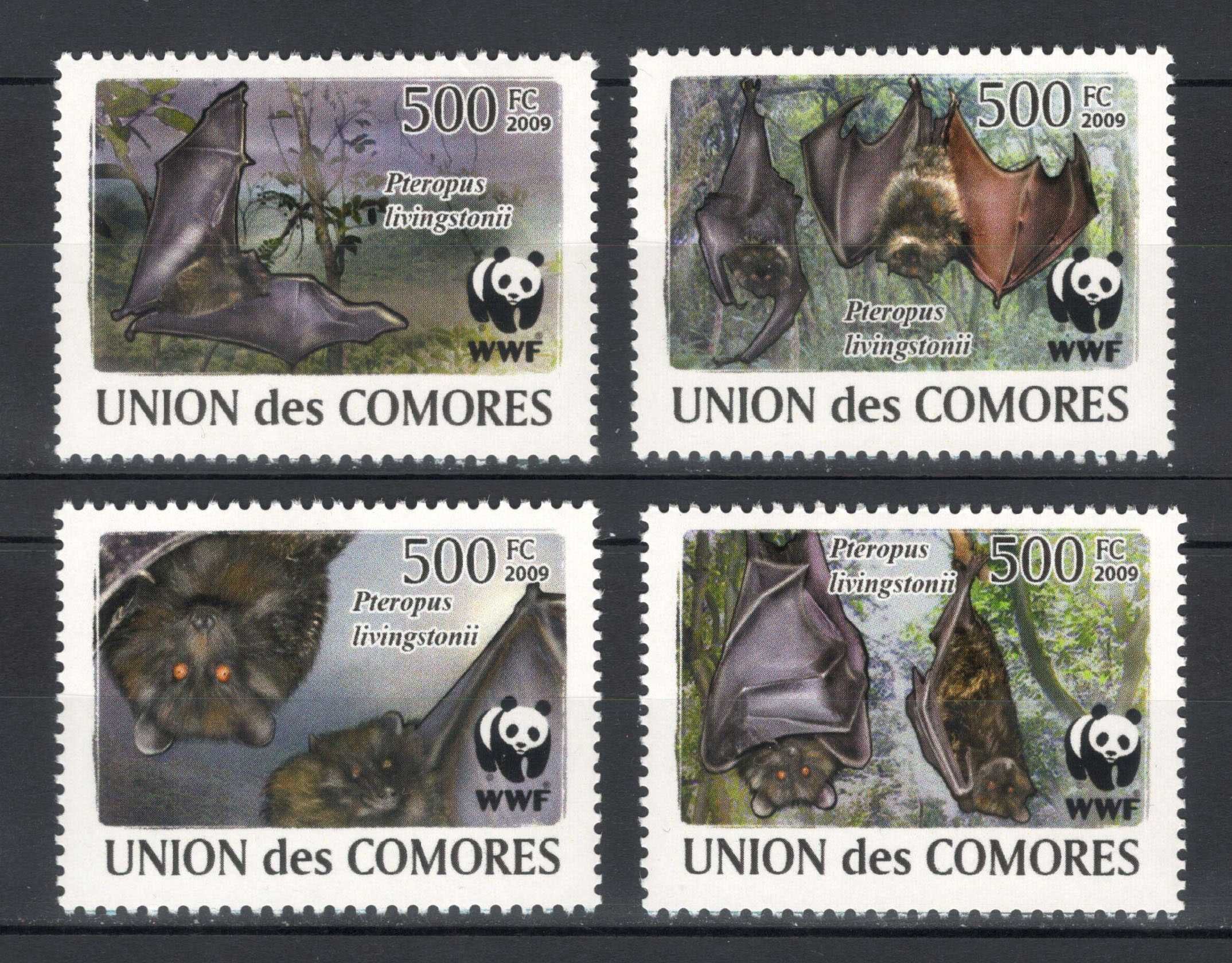 Tchad 2017 - Fauna WWF, Pasari - Serie de 4 timbre - Nestampilata mnh