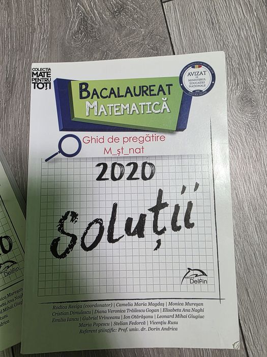 Culegere matematică bacalaureat