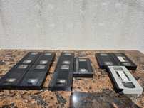 Vând 73 casete video VHS originale EMTEC 85&120 min. colectie de filme