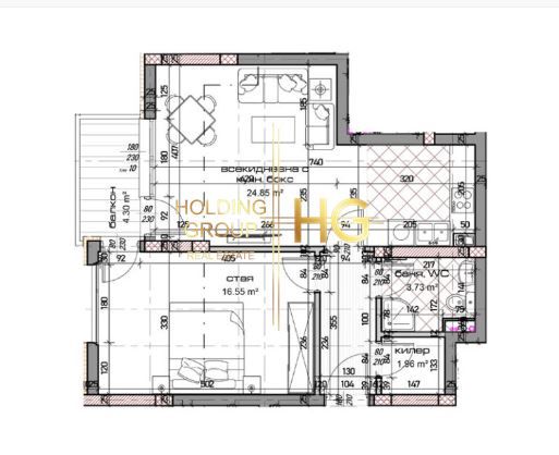 Продава се Двустаен апартамент в Варна, Младост 1 - 79 кв.м за 1127 €/кв.м - Снимка #1