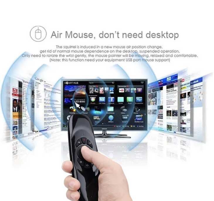 Tastatura Telecomanda Air Mouse C120 Wireless