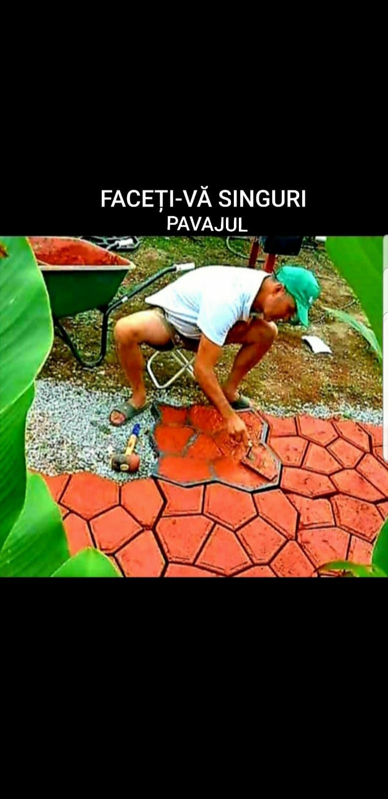 PROMOTIE 4+5 GRATIS vand tipare pavaj firma constructi matrite pavele