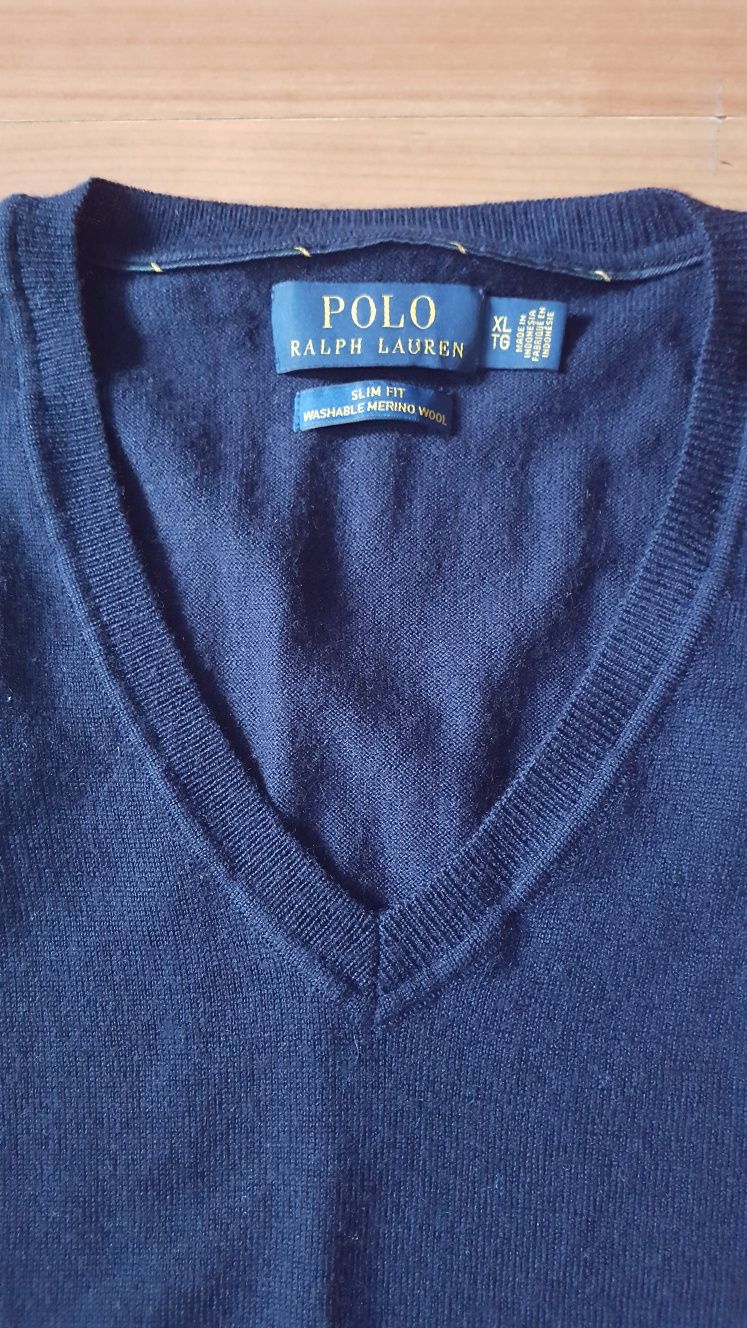 Vestă merino bărbați POLO Ralph Lauren, mărimea XL