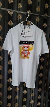 Tricouri Moschino alb negru