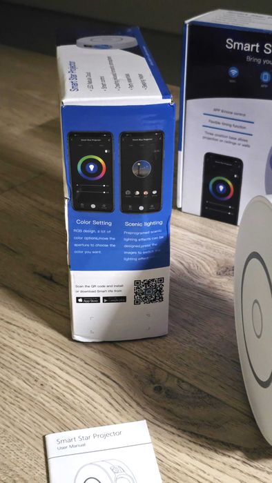 Lampa galaxie de stele cu laser SMART WiFi Google - BLACK FRIDAY