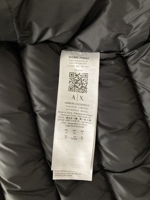 Geacă Armani Exchange