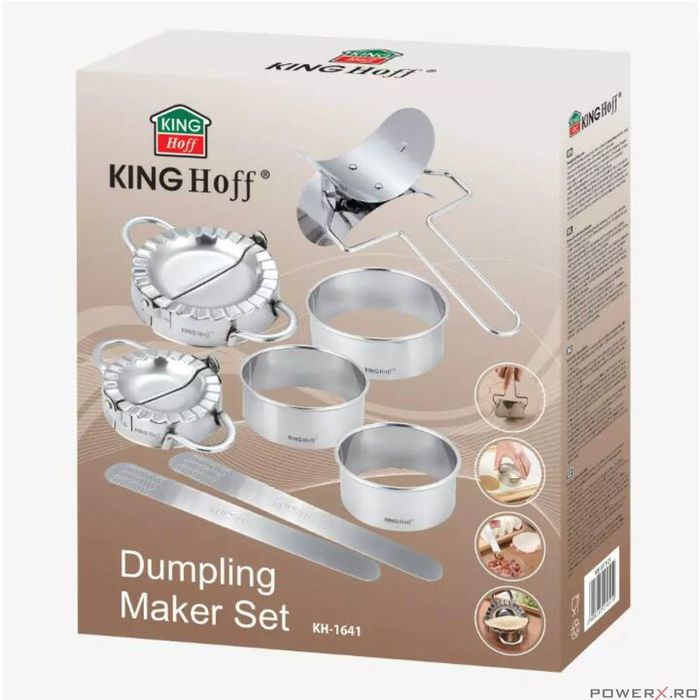 Set de 8 ustensile din inox pentru preparare galuste, ravioli,