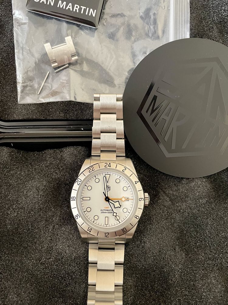 San Martin GMT 39mm Seiko Nh34