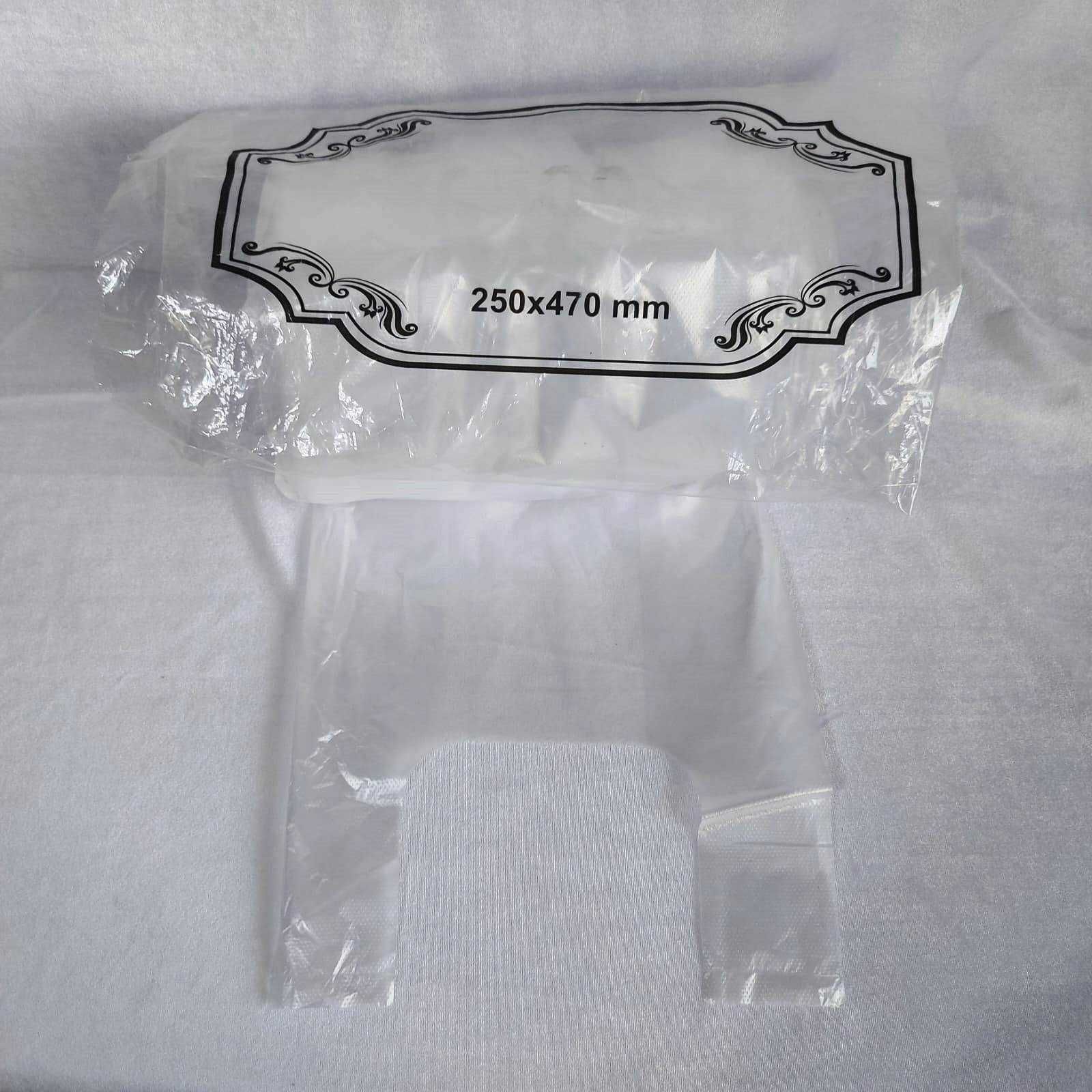 Пакет майка в рулоне прозрачный 160 шт 25х47 см Рамка