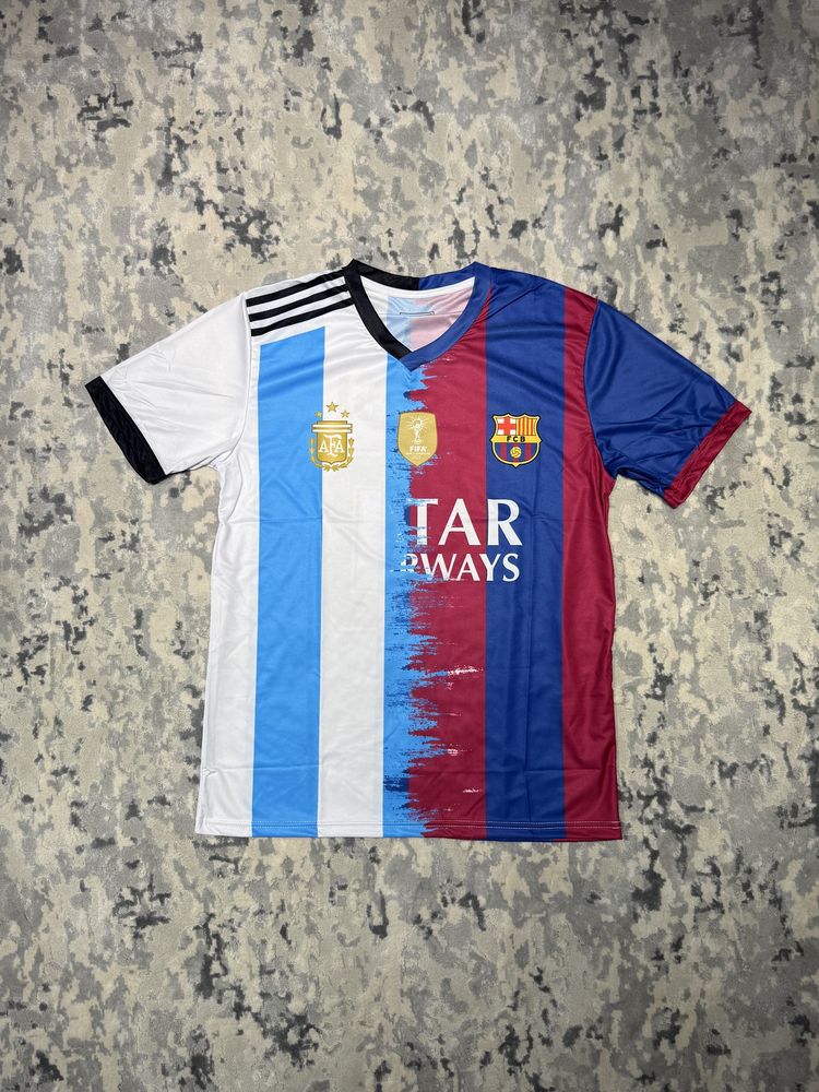 Tricou fotbal Messi x Argentina x Barcelona