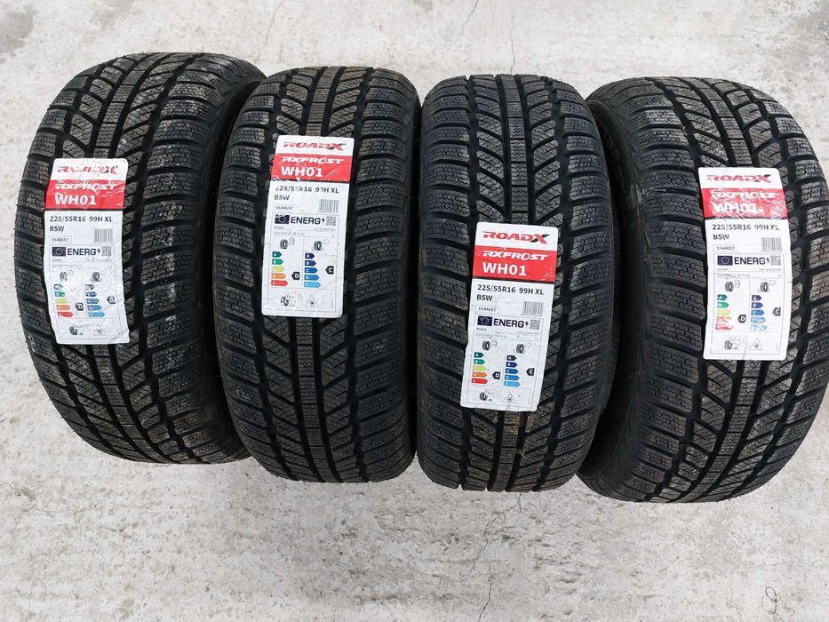 4бр.нови зимни гуми ROADX 225 55 16 Цената е за брой!