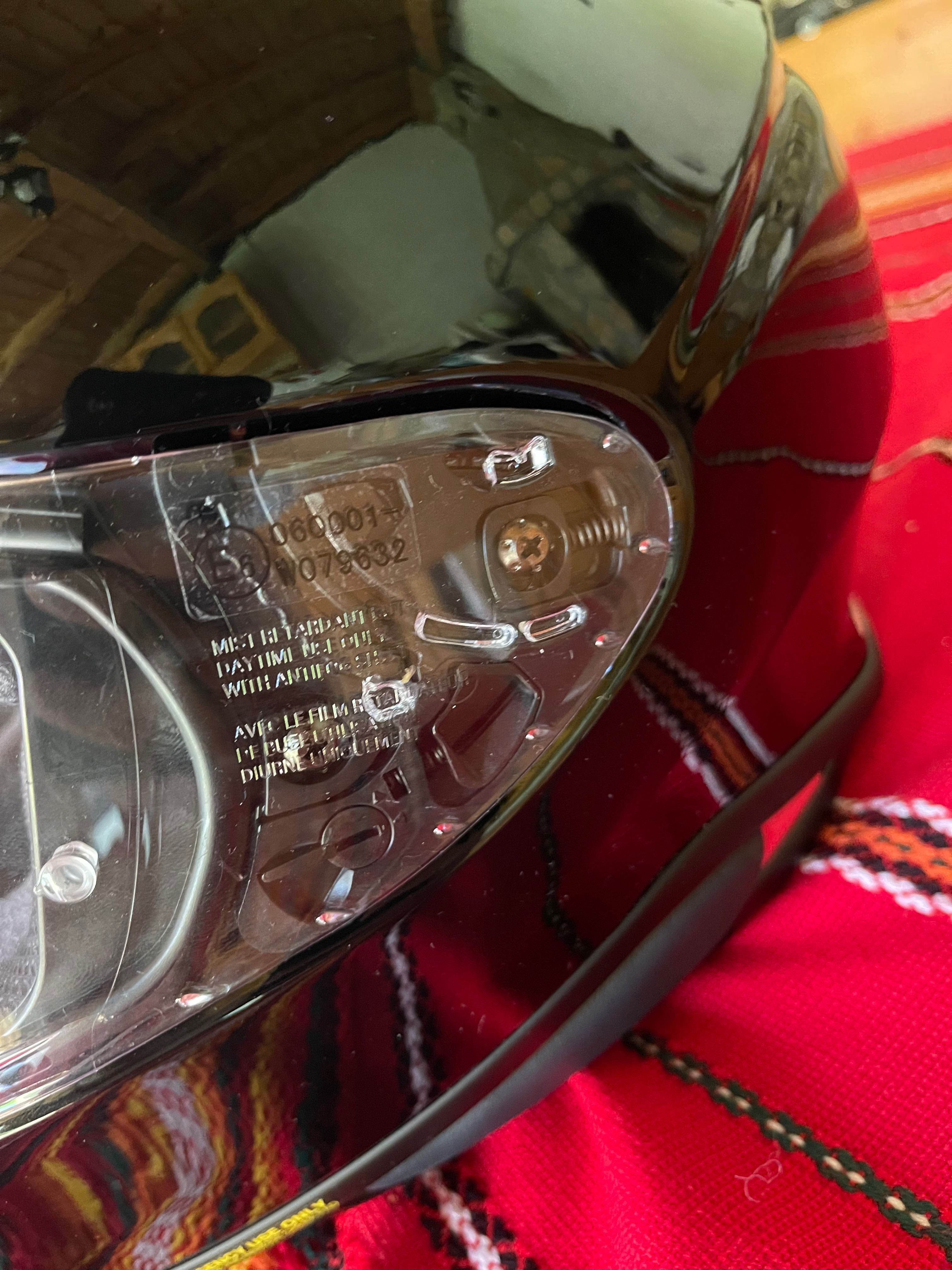 Нова каска Shoei NXR2 размер S черен гланц