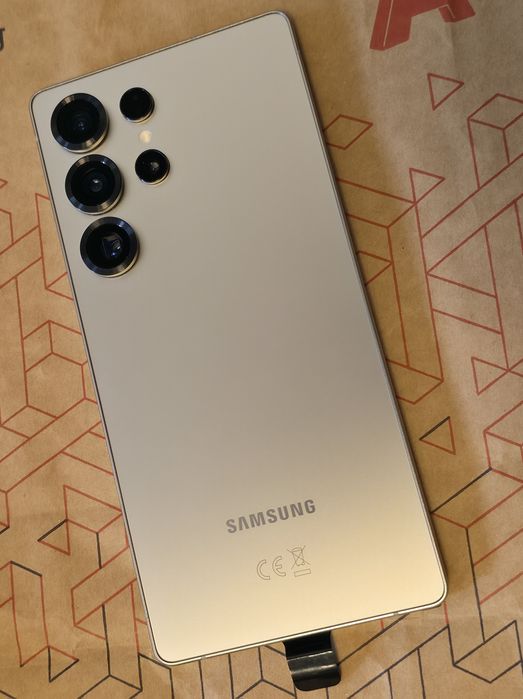 КАТО НОВ 512GB Samsung S25 Ultra Гаранция А1 2027 GRAY / Сив