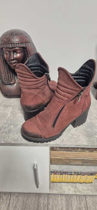 Botine piele naturală