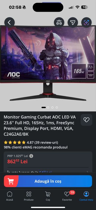 Vand monitor urgent ploiesti