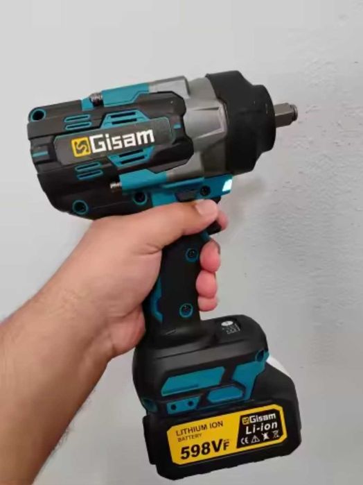 Gisam ударен гайковерт 1/2 инчов 2800N.M  18V две батерии
