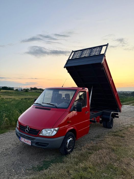 Mercedes Sprinter 413 basculabil pe 3 parti bena lunga 4.40 LT46 416