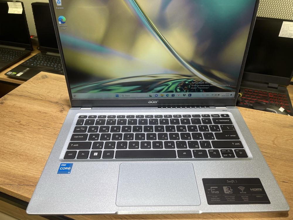 Ноутбук Acer Swift 3/Core i3-1220P/8GB/SSD512GB, 8470/А10