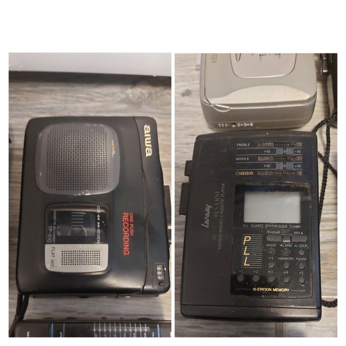 Vând Lot 13 walkman - reportofon - radiocasette