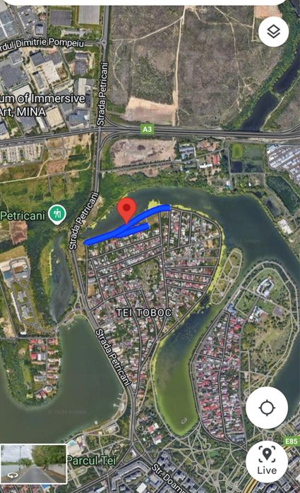 Teren superb direct la lac in Bucuresti