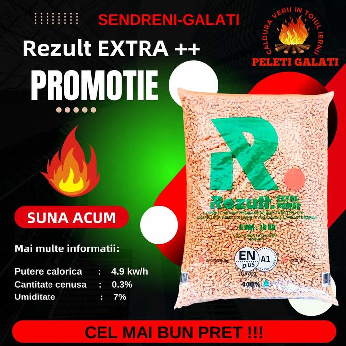 Peleti Rezult A1++ EXTRA ***GALATI***SENDRENI
