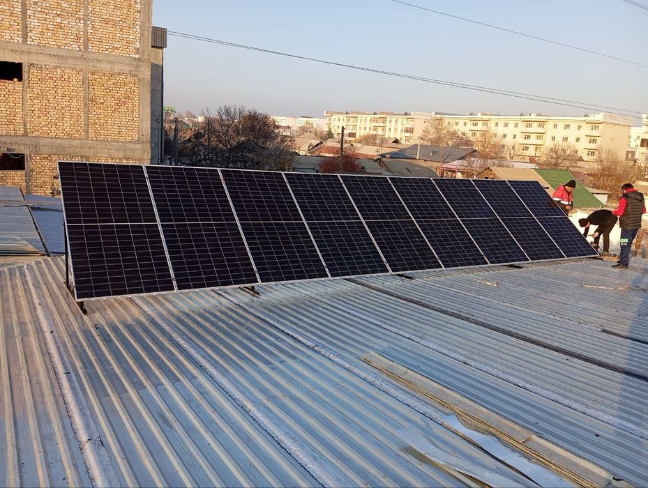 Quyosh panel oʻrnatamiz