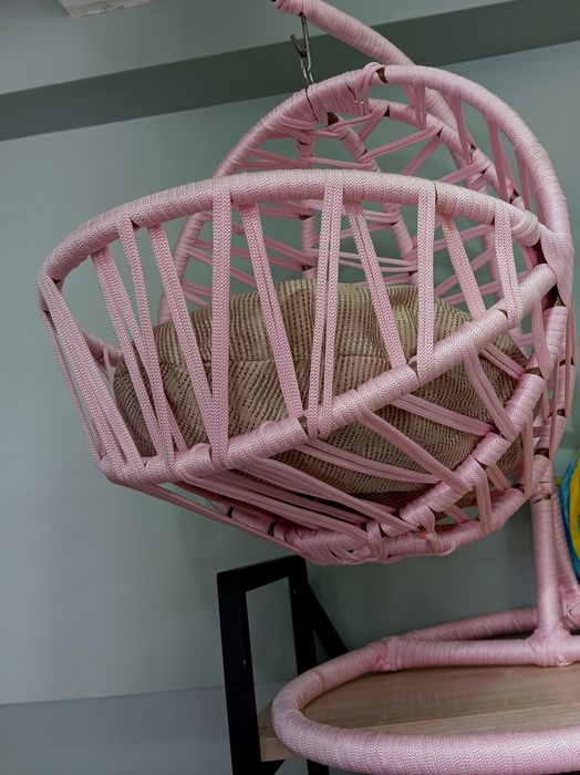 Люлка за домашни любимци - черно и розово