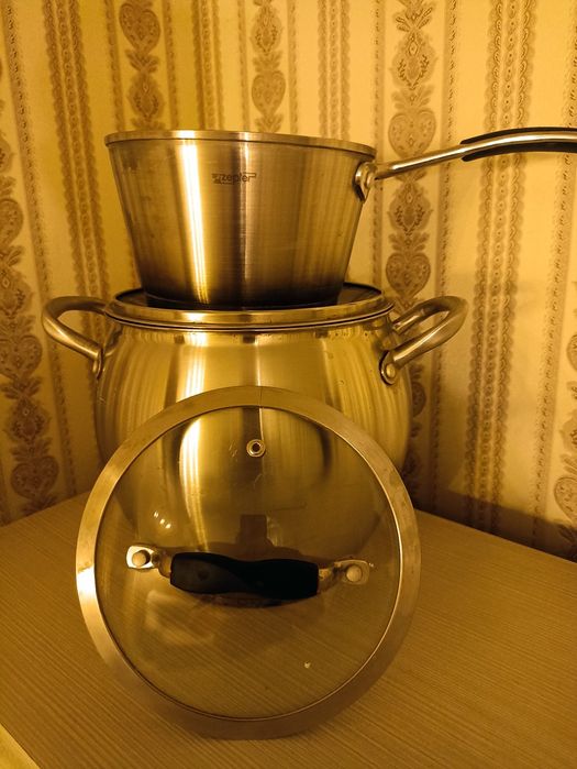 Кастрюля и ковш нержавейка, цептер