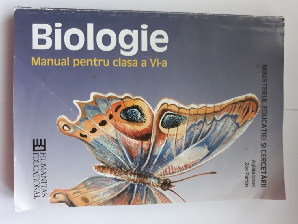 Manual Biologie pentru clasa a VI-a editura Humanitas