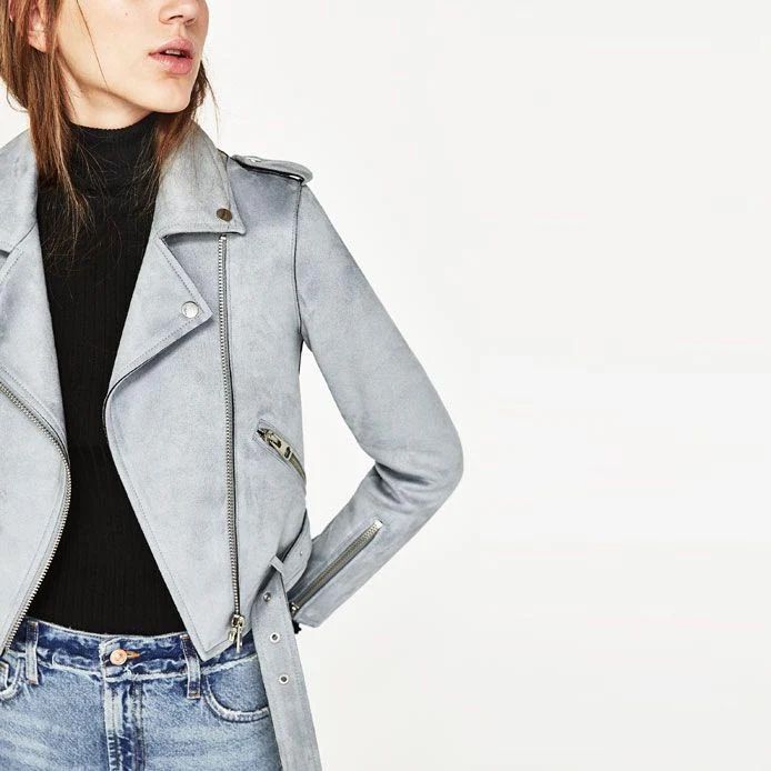 Късо велурено яке Zara