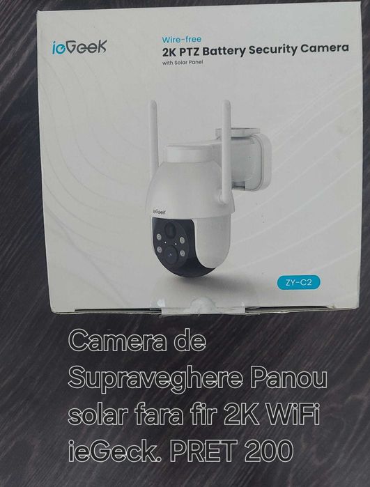 Camere de supraveghere ip  wifi panou solar