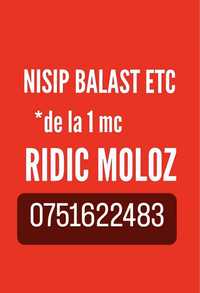 Ridic moloz de la 1 mc