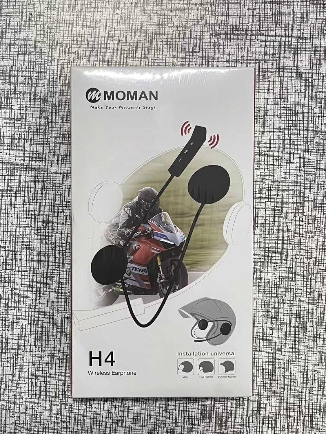 Слушалки за каска Moman H4 с говорител