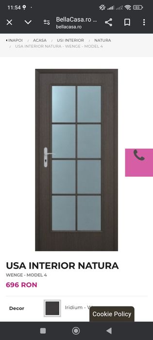 Foi de uși pentru goluri de 70 80 90