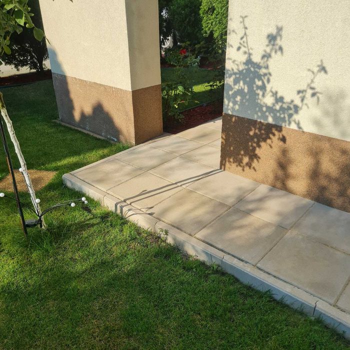 Plăci Pavaj vibropresat Alb Auriu: 50 x 50, 50 x 25, 40 x 40, 40 x 20