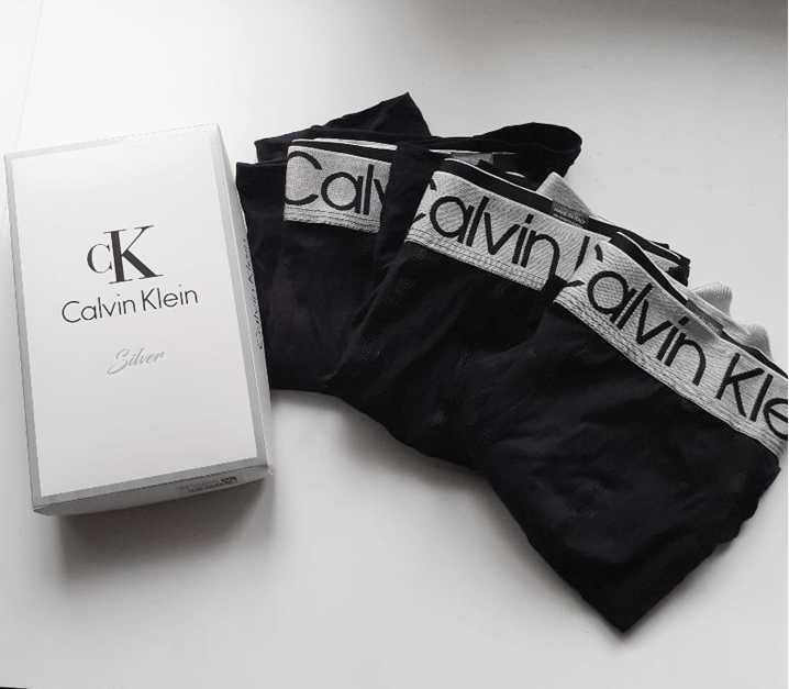 Boxeri Calvin Klein, 3 perechi in cutie, masura XXL, culoare negru