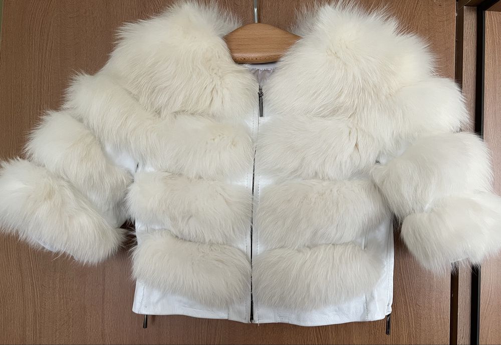 Палто естествен косъм