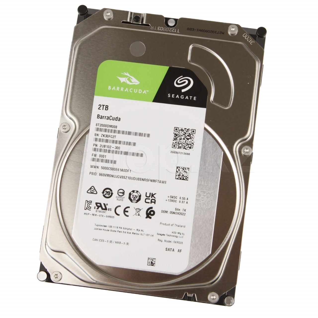 Жесткий диск HDD 2000 Gb Seagate Barracuda, 256 mb