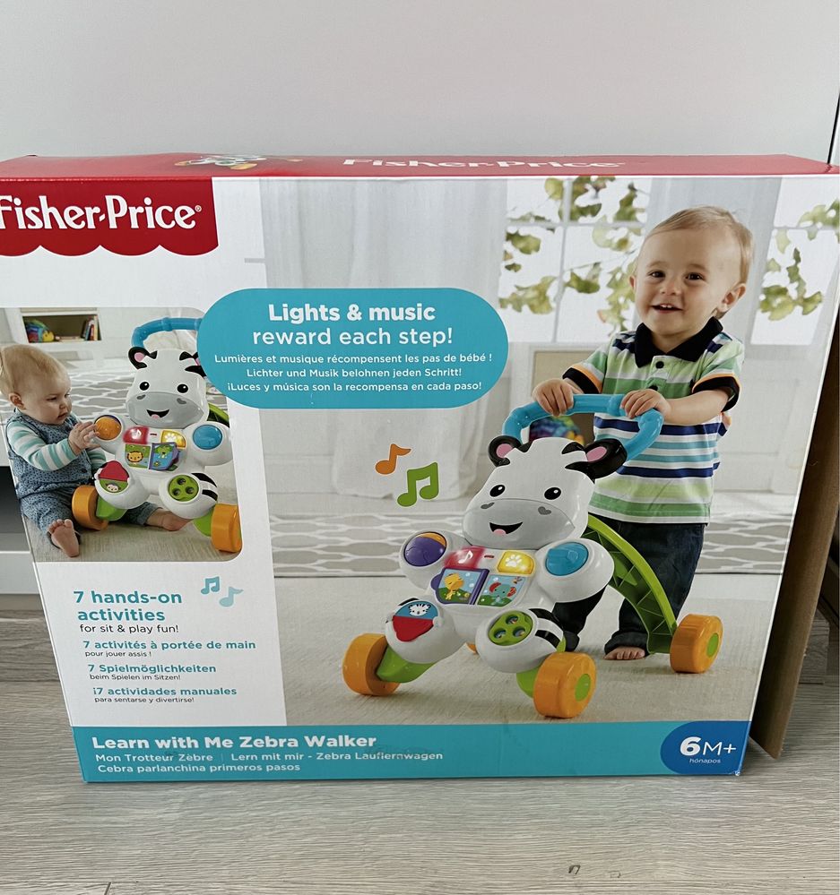 Музикална проходилка Зебра Fisher Price