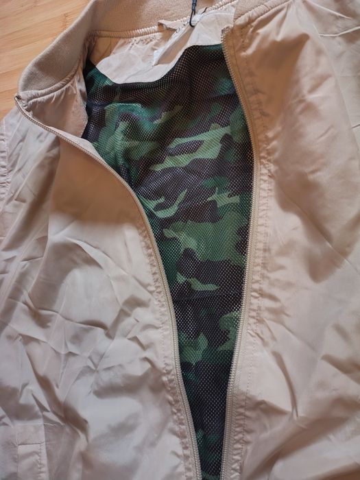 Jachetă bomber Pier One bej, căptușeală camo, mărimea M