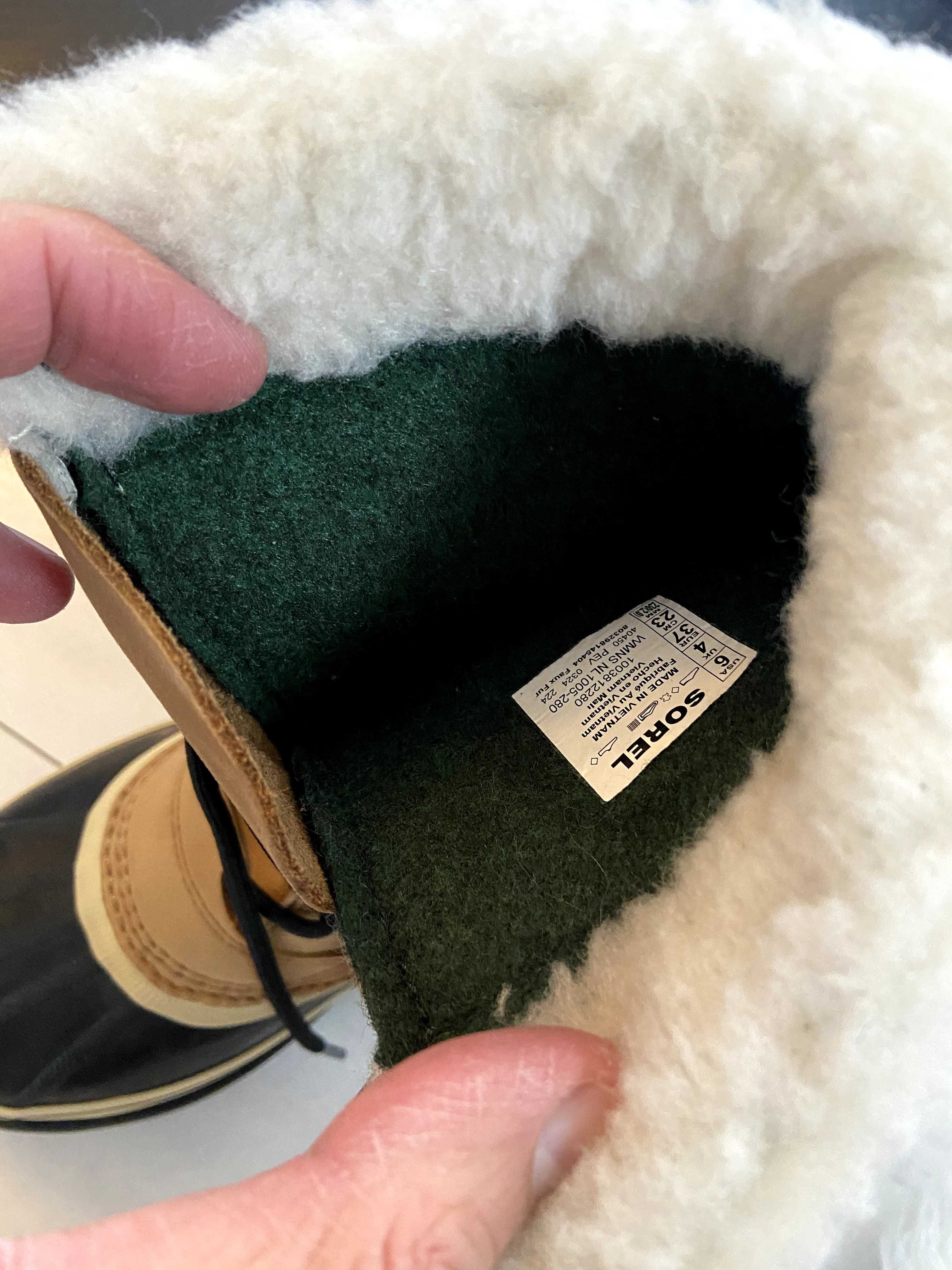 Cizme de zapada Sorel Caribou Wp marime 37 noi