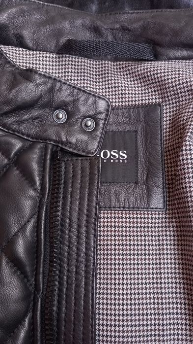 Hugo Boss мъжко яке от ангнешка кожа L/52
